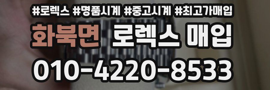 화북면 로렉스 매입