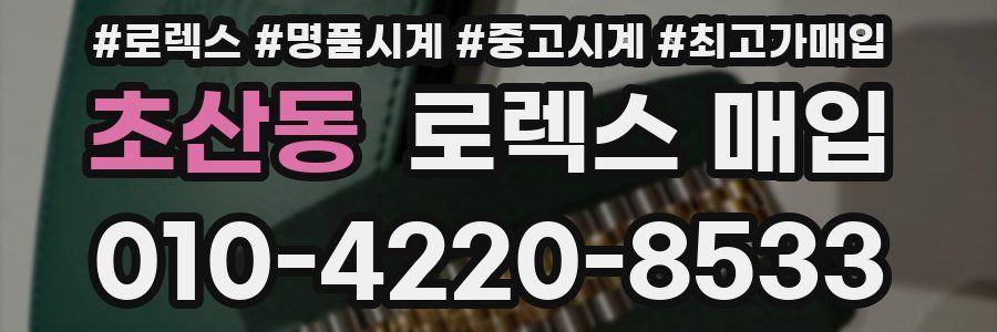 초산동 로렉스 매입