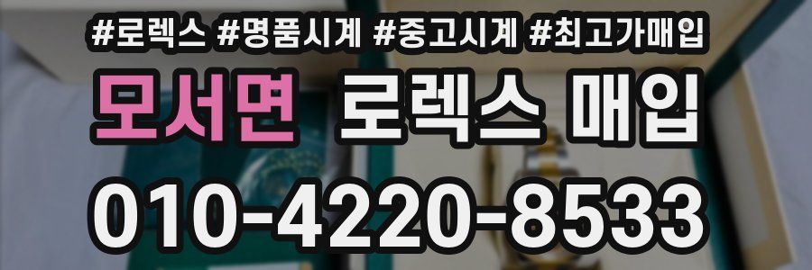 모서면 로렉스 매입
