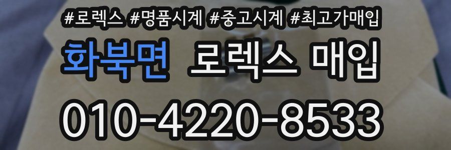 화북면 로렉스 매입