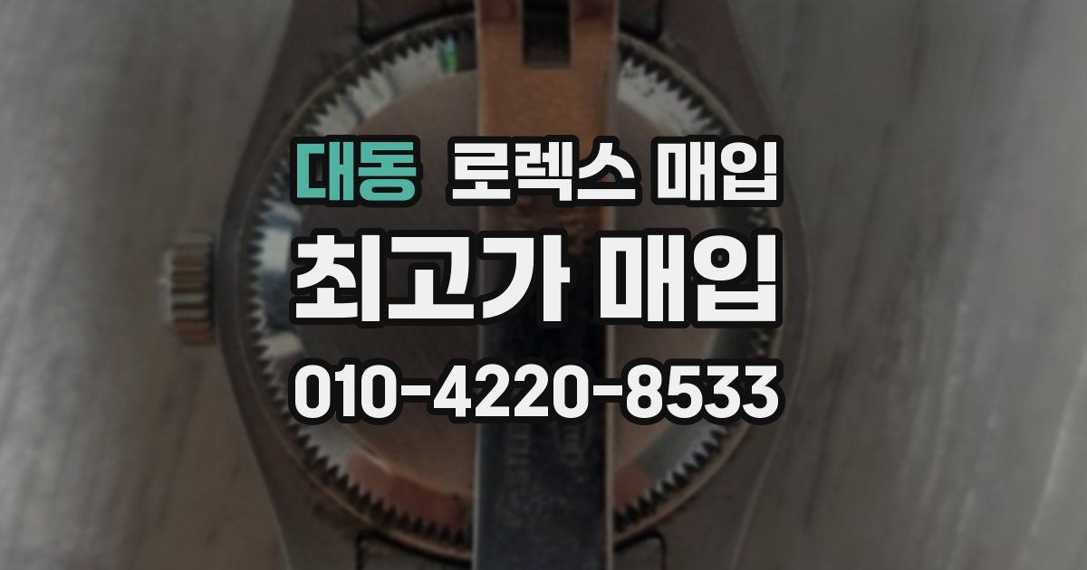 대동 로렉스 매입