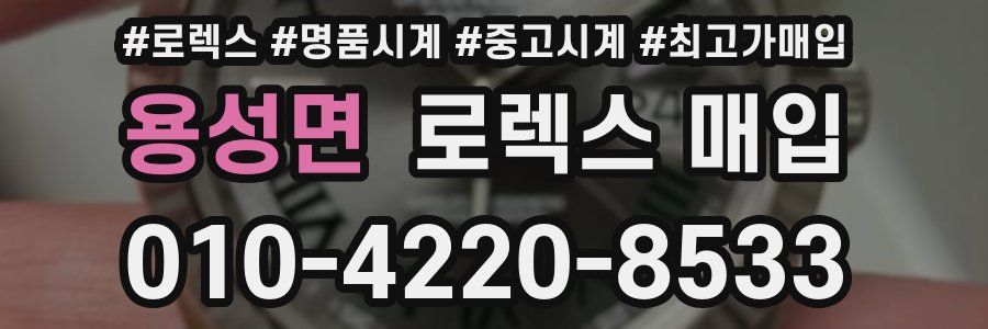 용성면 로렉스 매입