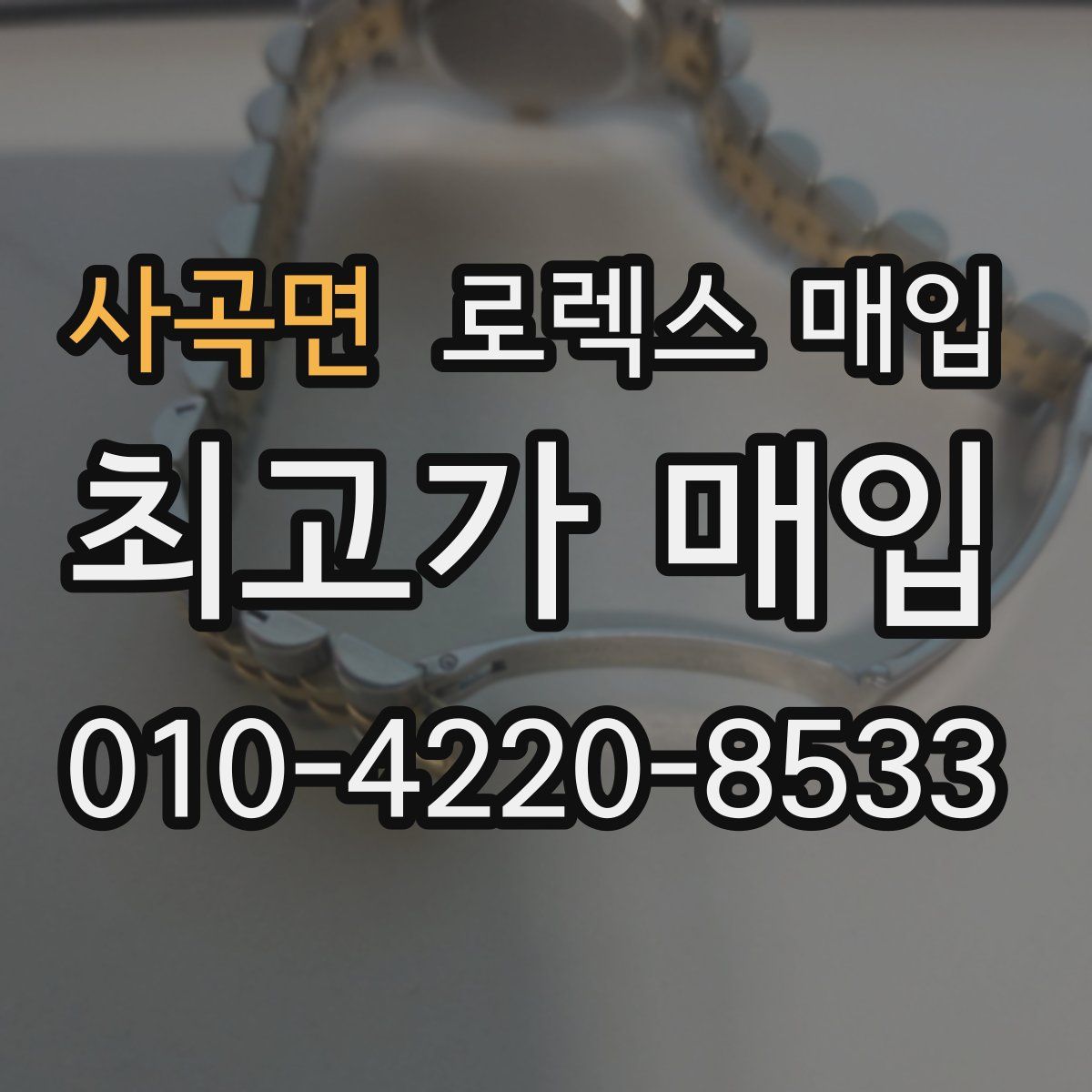 사곡면 로렉스 매입