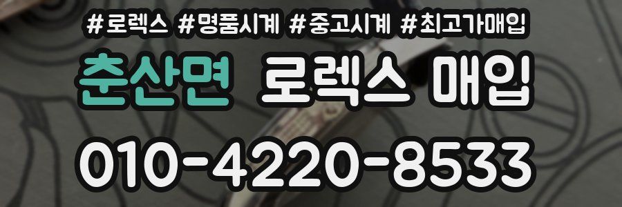 춘산면 로렉스 매입