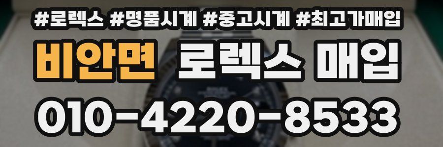 비안면 로렉스 매입