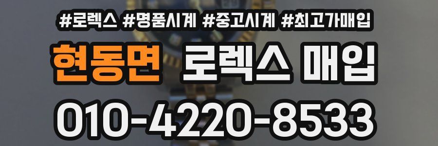 현동면 로렉스 매입