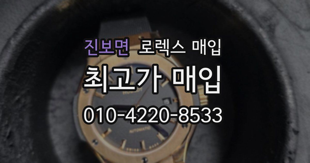 진보면 로렉스 매입