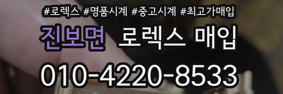 진보면 로렉스 매입