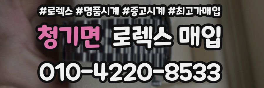 청기면 로렉스 매입