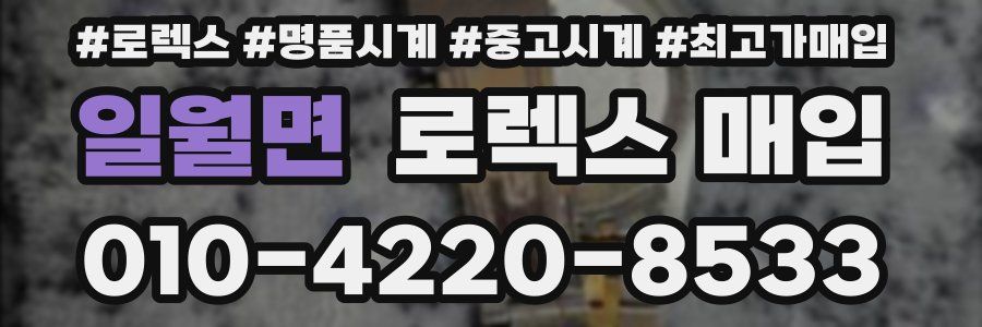 일월면 로렉스 매입