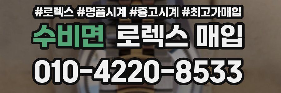 수비면 로렉스 매입