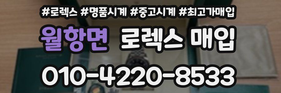 월항면 로렉스 매입