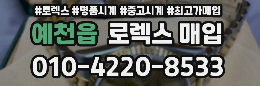 예천읍 로렉스 매입