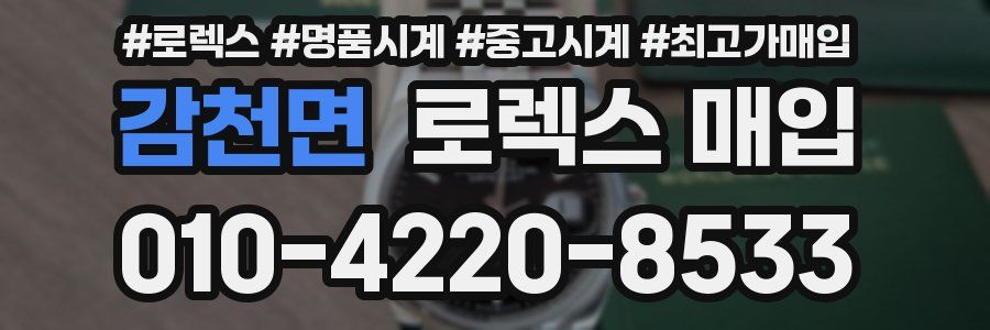 감천면 로렉스 매입