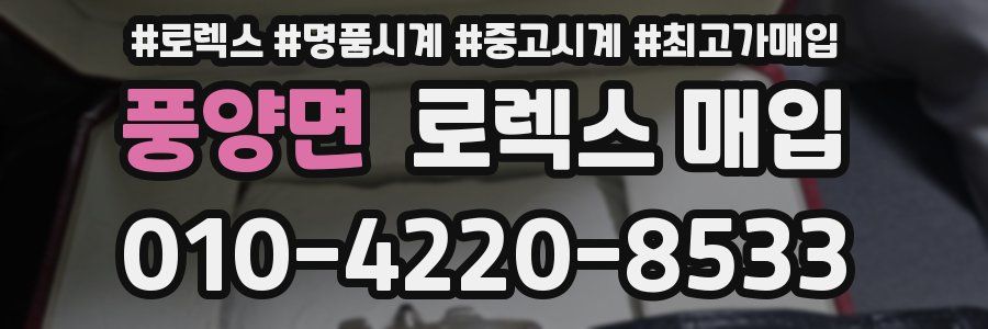 풍양면 로렉스 매입