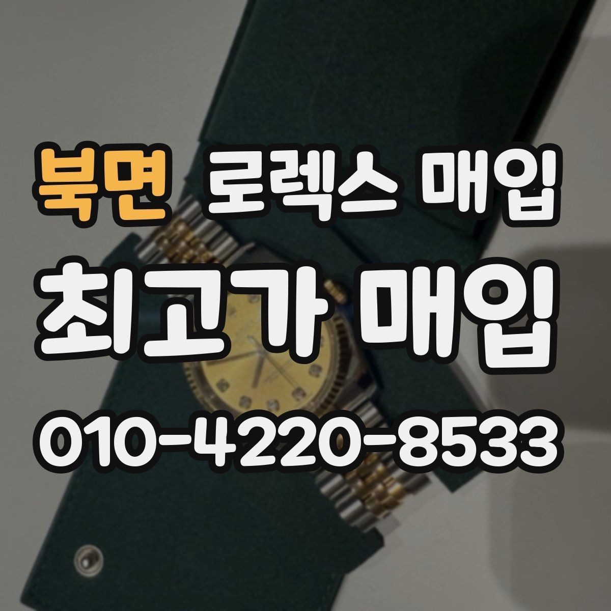 북면 로렉스 매입 인기 색상과 비인기 색상 차이