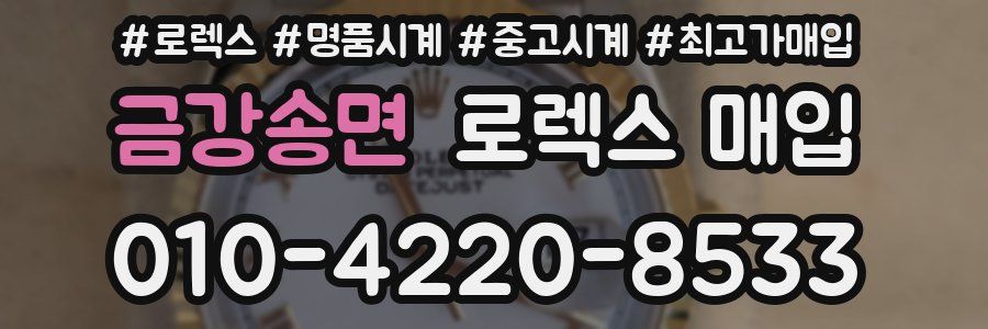 금강송면 로렉스 매입