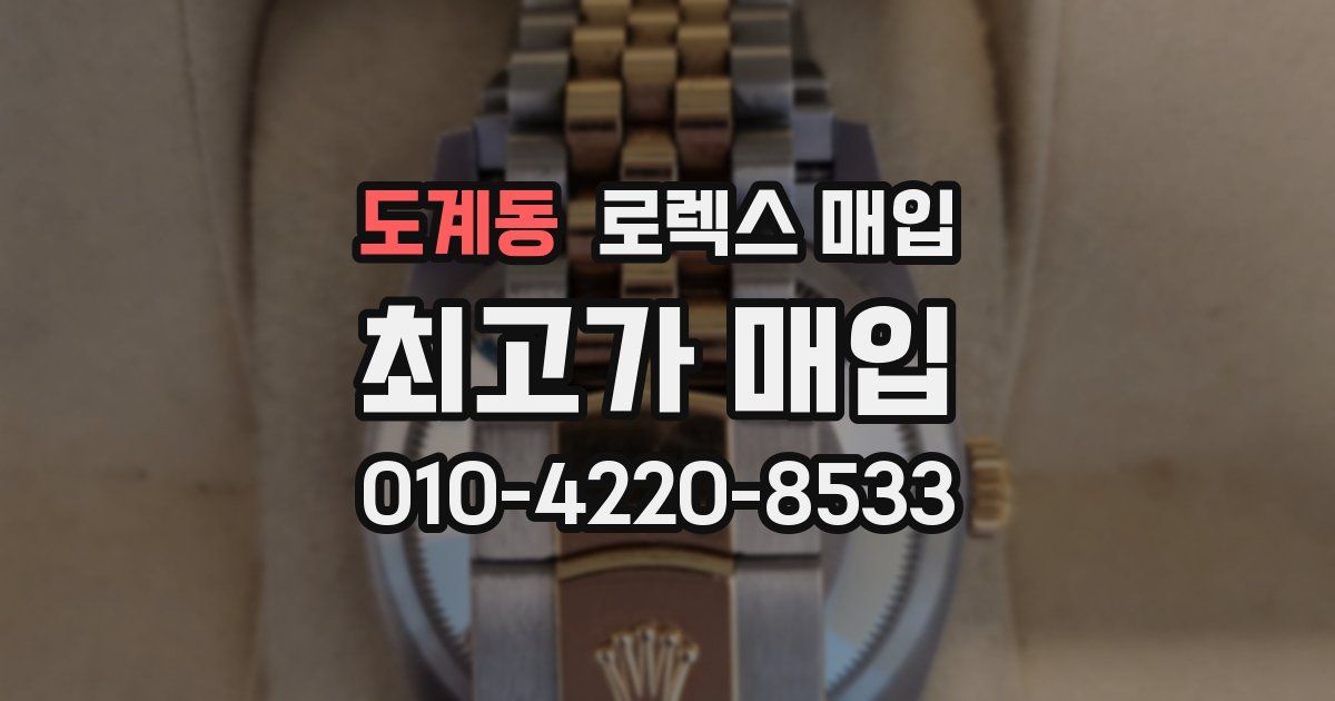 도계동 로렉스 매입