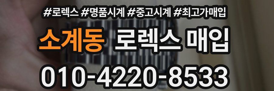 소계동 로렉스 매입