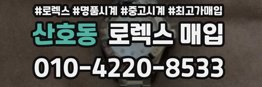 산호동 로렉스 매입