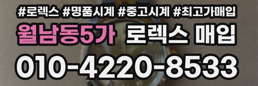 월남동5가 로렉스 매입