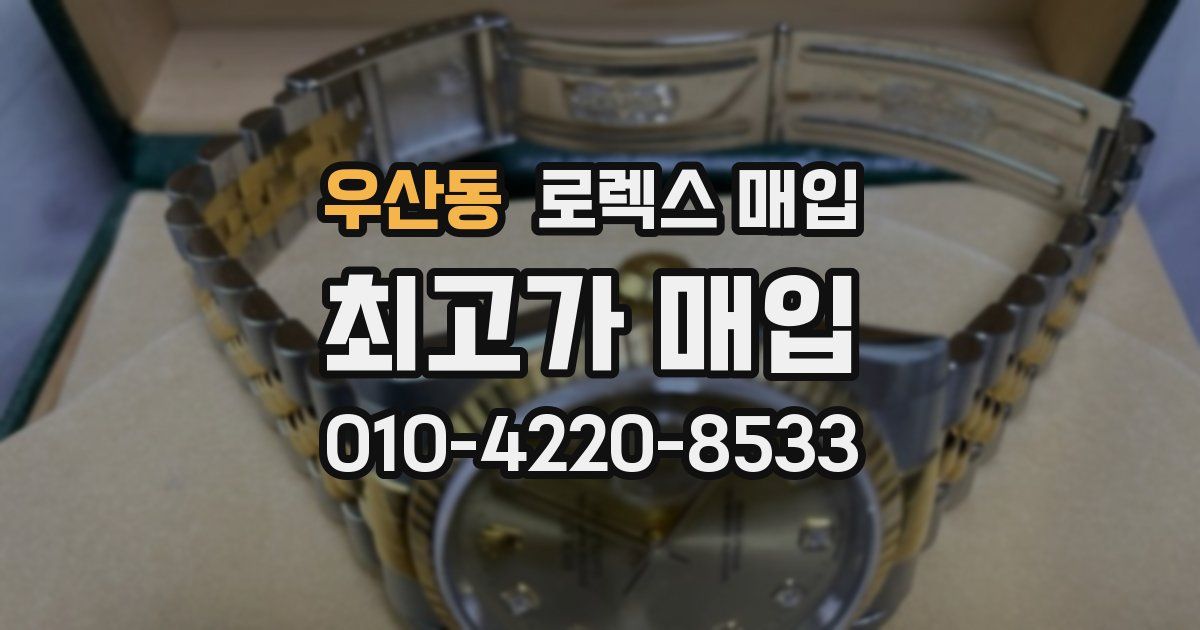 우산동 로렉스 매입