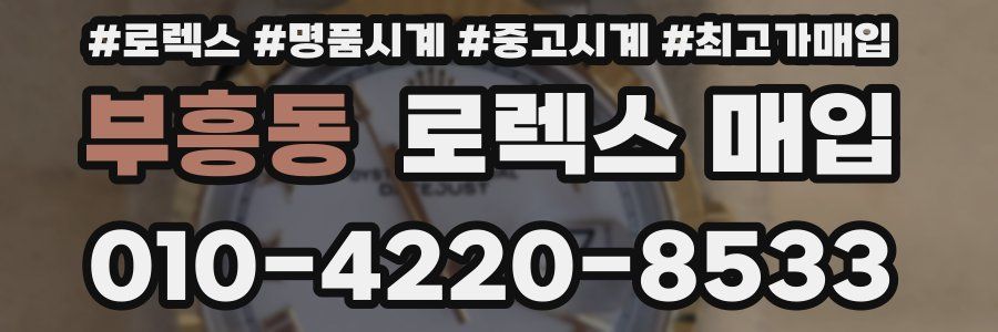 부흥동 로렉스 매입
