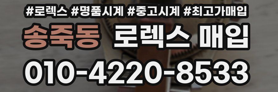 송죽동 로렉스 매입