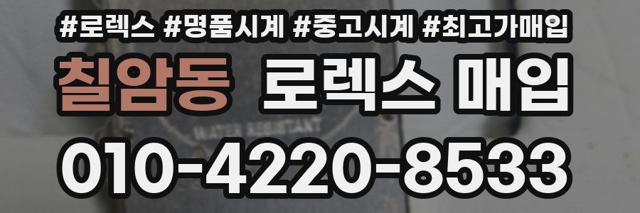 칠암동 로렉스 매입