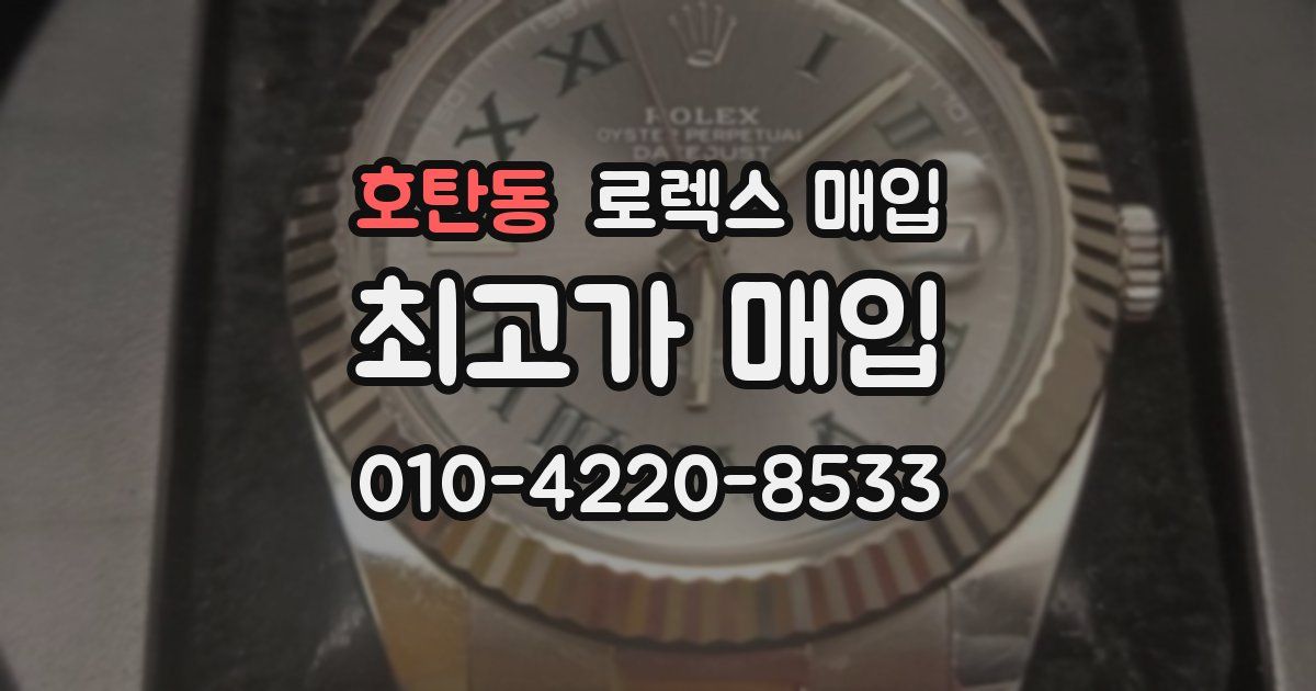 호탄동 로렉스 매입