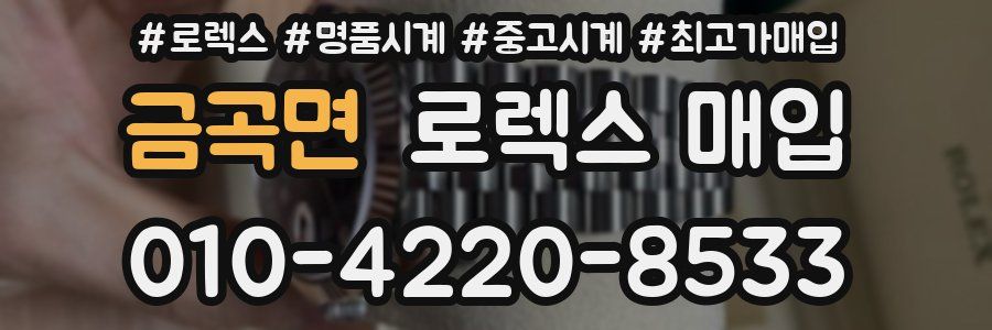 금곡면 로렉스 매입