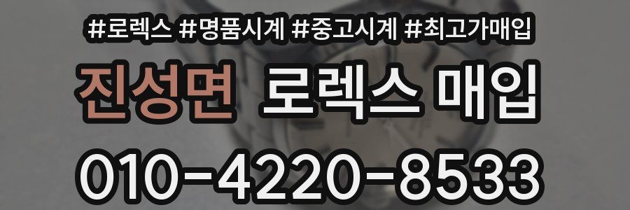 진성면 로렉스 매입