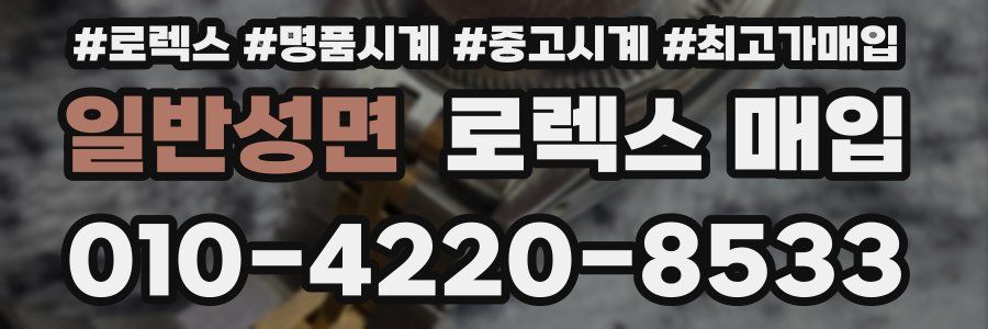 일반성면 로렉스 매입