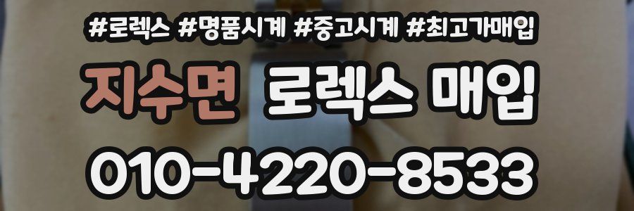 지수면 로렉스 매입