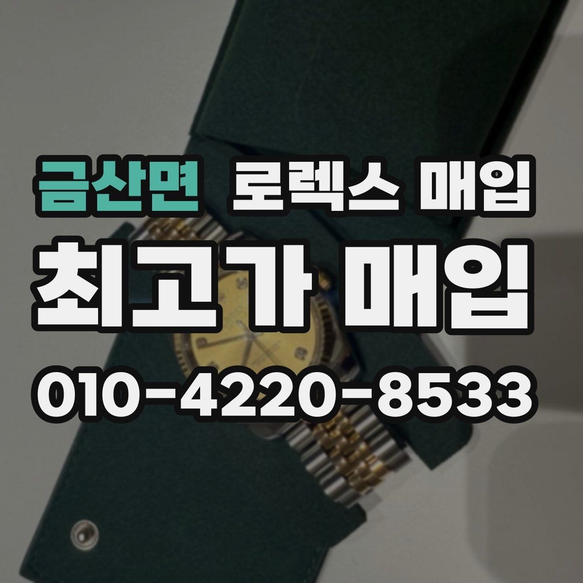 금산면 로렉스 매입