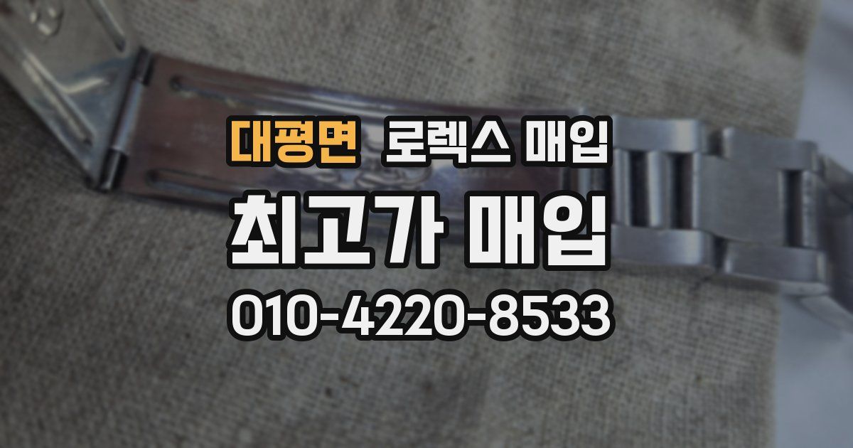 대평면 로렉스 매입