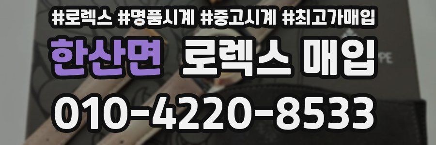 한산면 로렉스 매입