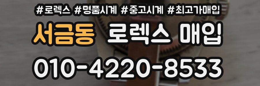 서금동 로렉스 매입