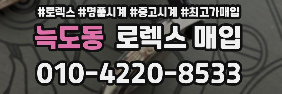 늑도동 로렉스 매입
