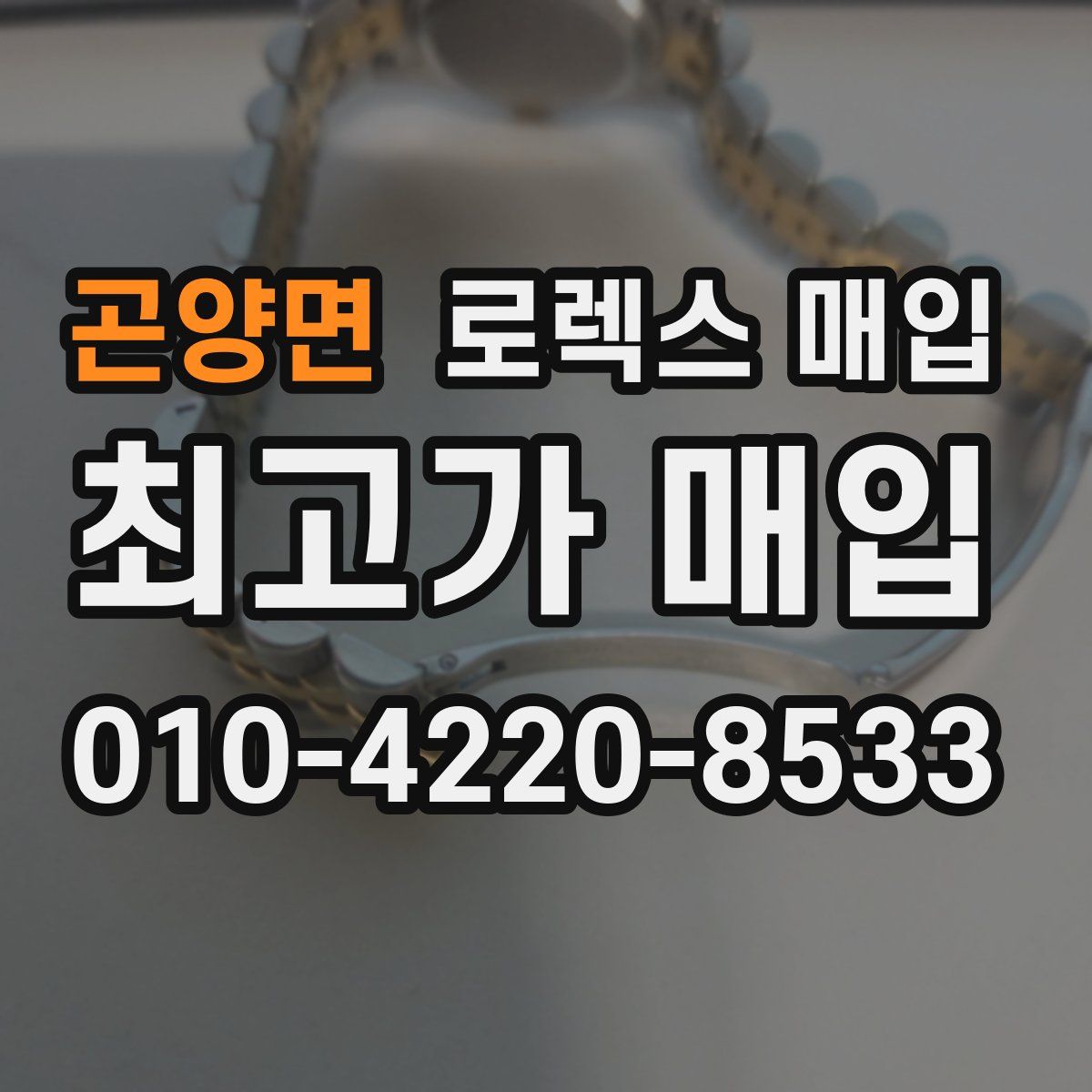 곤양면 로렉스 매입