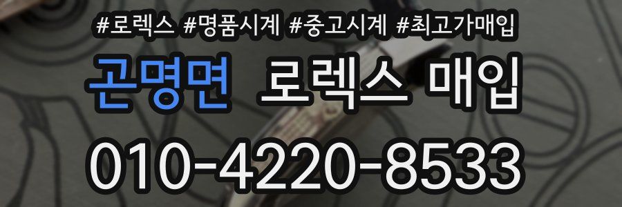 곤명면 로렉스 매입