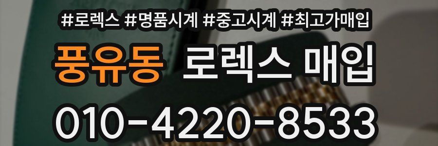 풍유동 로렉스 매입