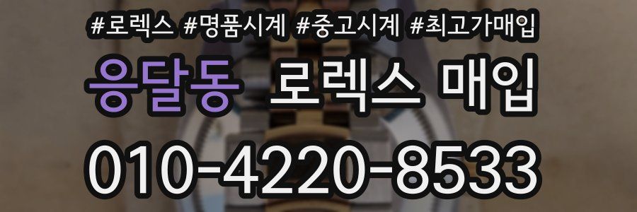 응달동 로렉스 매입