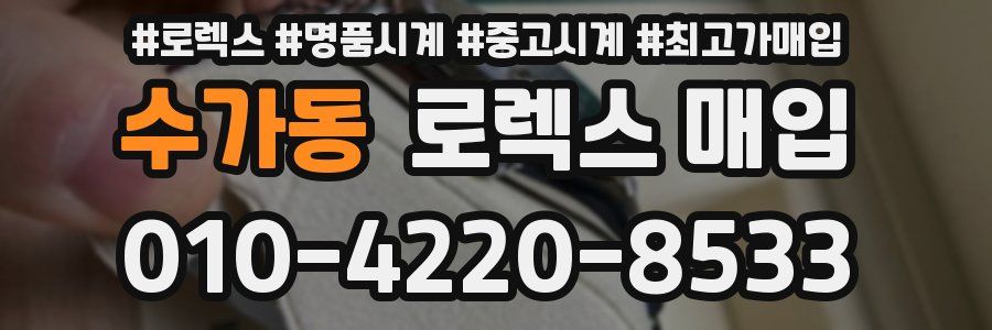 수가동 로렉스 매입