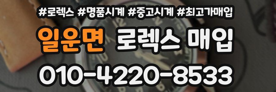 일운면 로렉스 매입