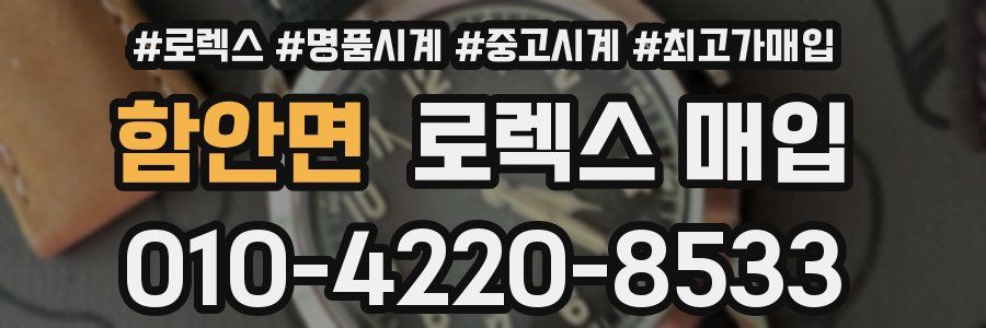 함안면 로렉스 매입