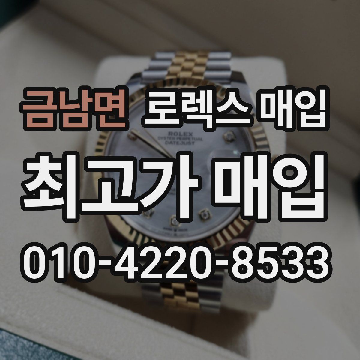 금남면 로렉스 매입