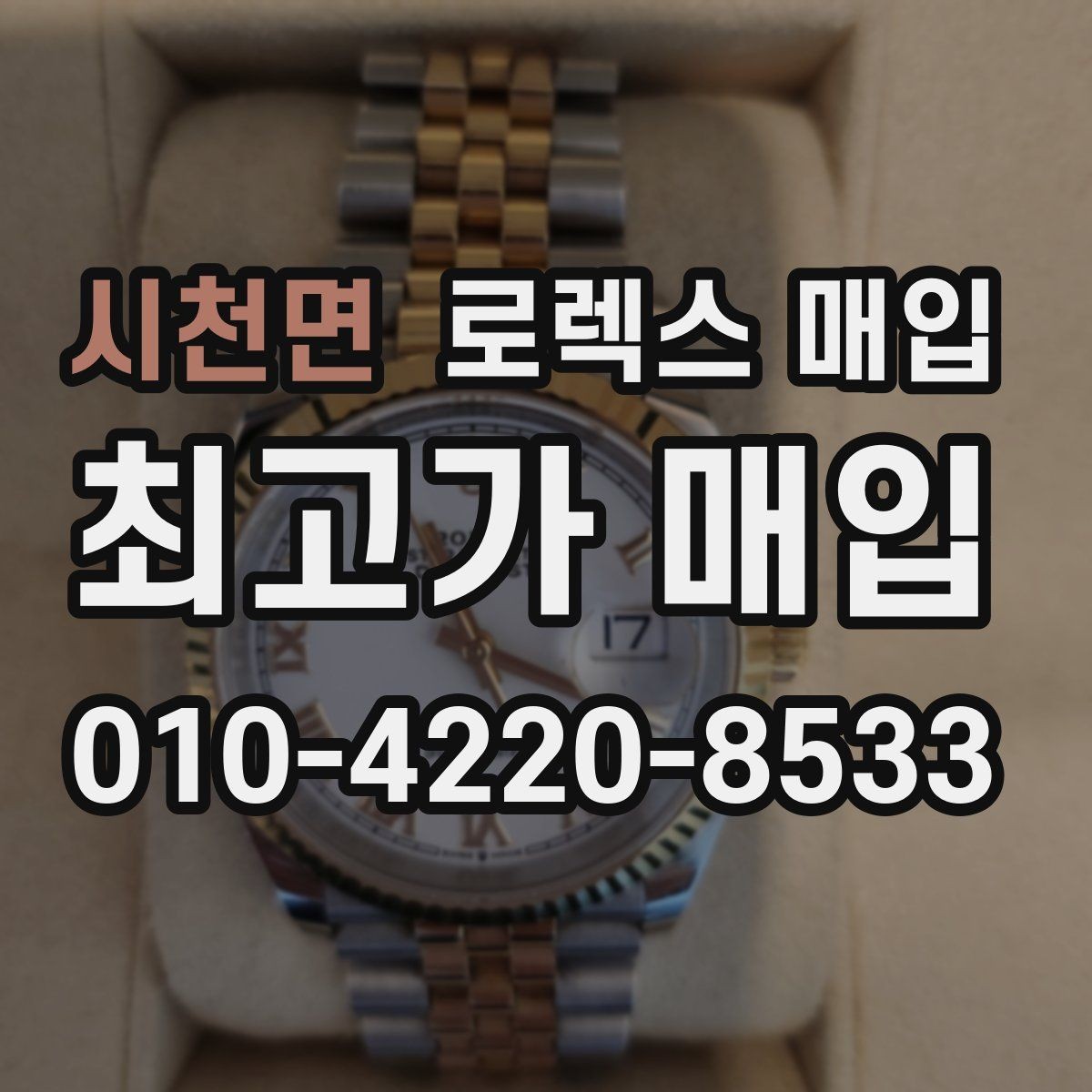 시천면 로렉스 매입 생산년도 확인은 어디서 할까