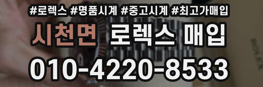 시천면 로렉스 매입