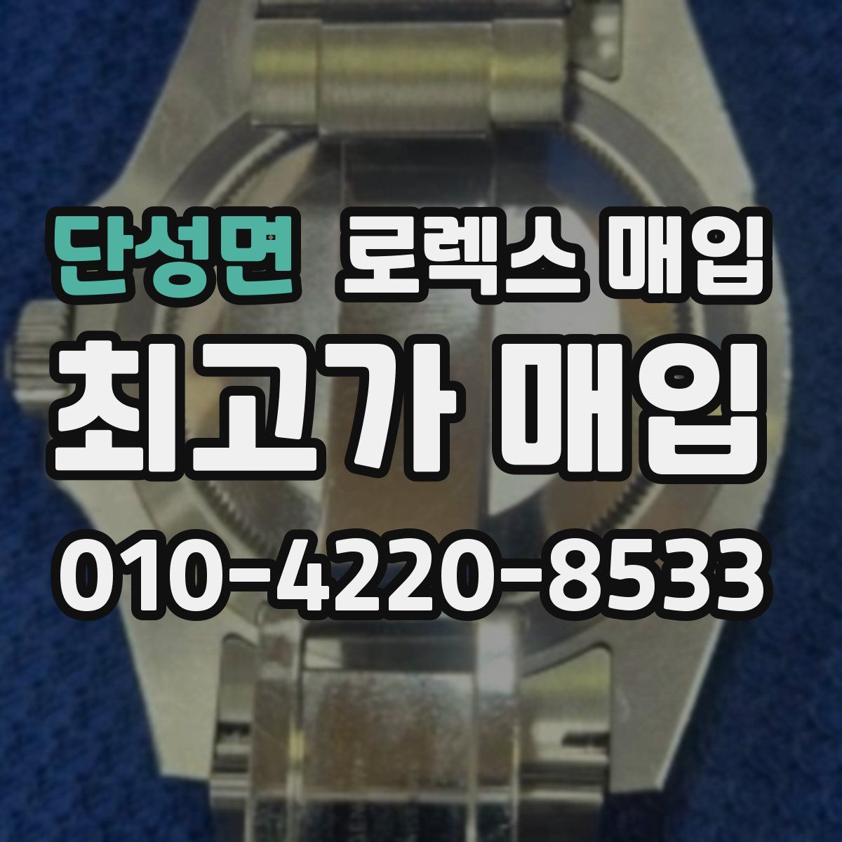 단성면 로렉스 매입